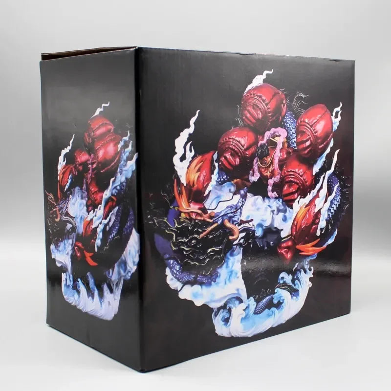 One Piece Monkey D Luffy Vs Kaido Figure 4 Gear Figurine Anime Collection Model Gk Hell Roronoa Zoro Model Toys Decor Christmas