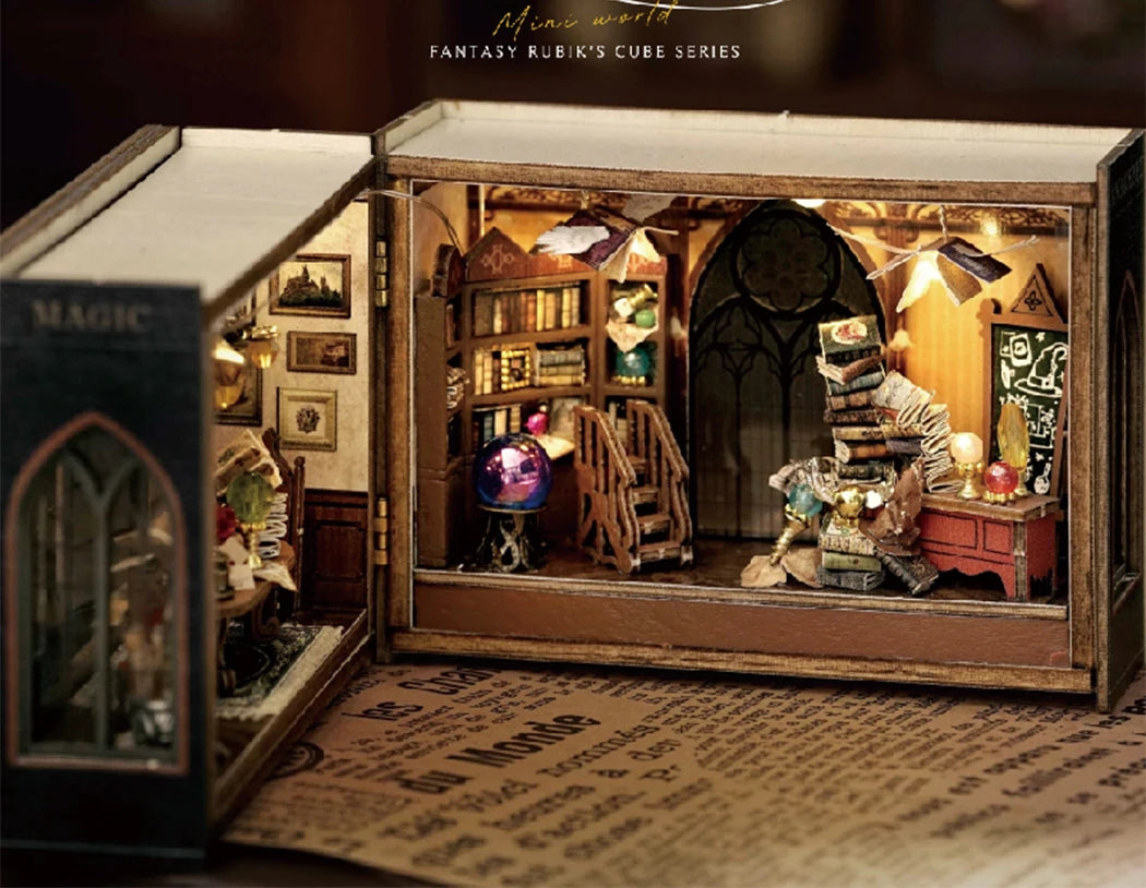 Mini Dollhouse Miniatures Diy Doll House Miniaturas Maison sylvanian Home Children Birthday Christmas New Year Gifts 2014 New