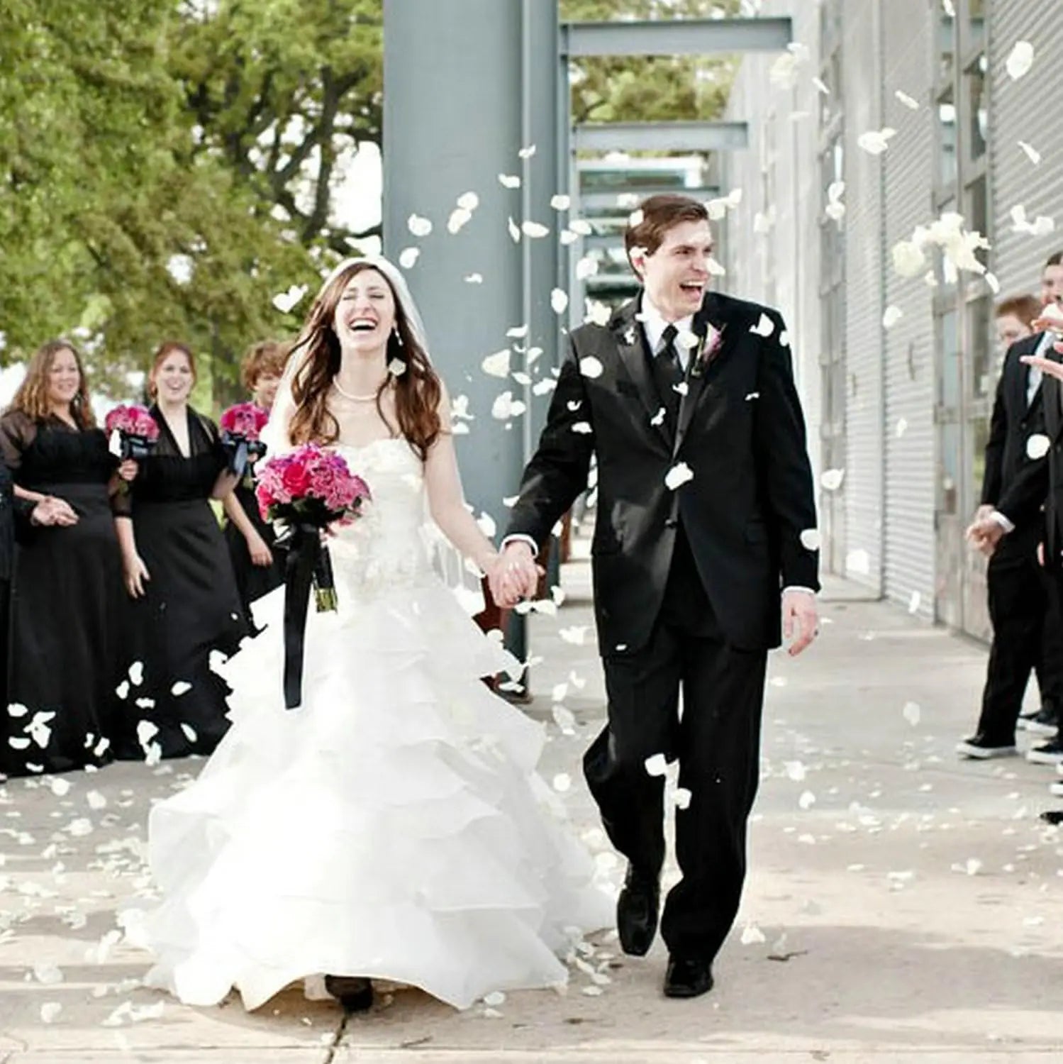 500/1000/3000pcs Colorful Rose Petals Flower Toss Silk Wedding Petal For Party Event Wedding Decoration Christmas Decoration