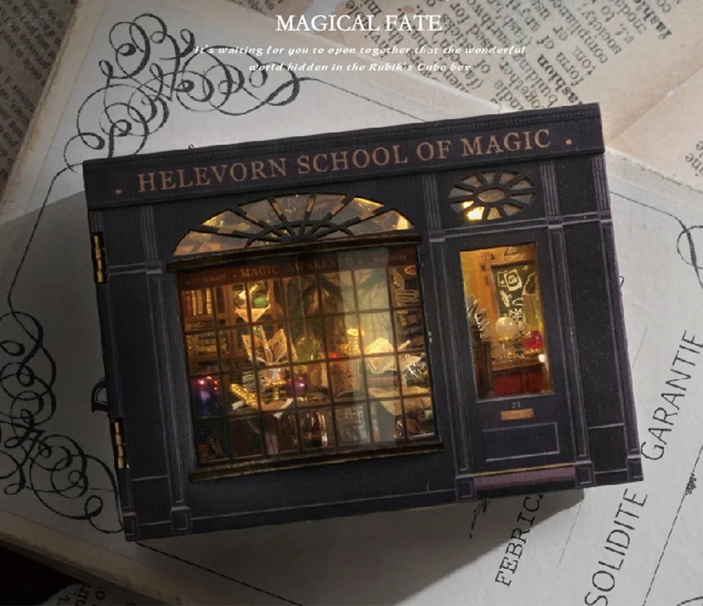 Mini Dollhouse Miniatures Diy Doll House Miniaturas Maison sylvanian Home Children Birthday Christmas New Year Gifts 2014 New