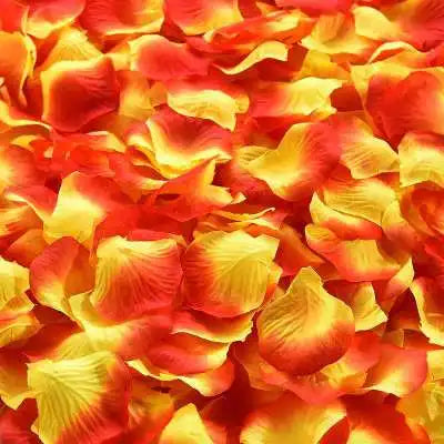 500/1000/3000pcs Colorful Rose Petals Flower Toss Silk Wedding Petal For Party Event Wedding Decoration Christmas Decoration